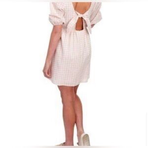 ☀️June & Hudson Gingham Tie Back Dress☀️